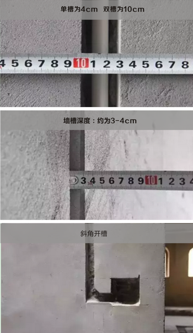 水管开槽深度